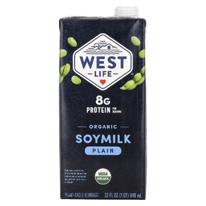 West Life, органическое соевое молоко, без добавок, 946 мл (32 жидк. унции)