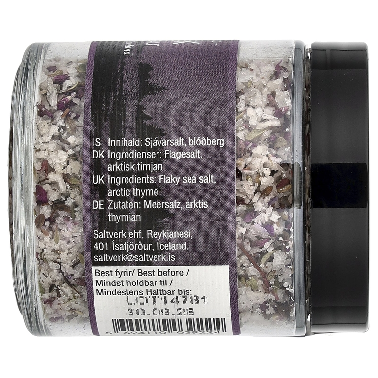Saltverk, арктическая соль с чабрецом, 80 г (2,82 унции)