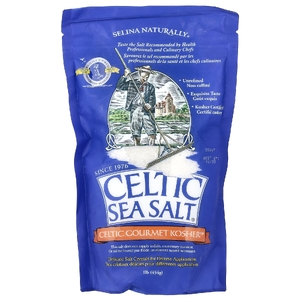Celtic Sea Salt, Celtic Gourmet Kosher™, добавка, 454 г (1 фунт)