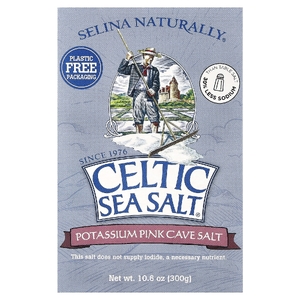 Celtic Sea Salt, калийная розовая пекарская соль, 300 г (10,6 унции)