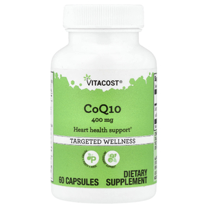 Vitacost, CoQ10, 400 мг, 60 капсул
