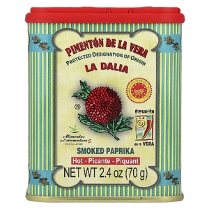 La Dalia, копченая паприка, острая, 70 г (2,4 унции)