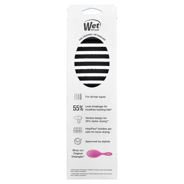 Wet Brush, Original Detangler®, Fast Dry®, черный, 1 шт.