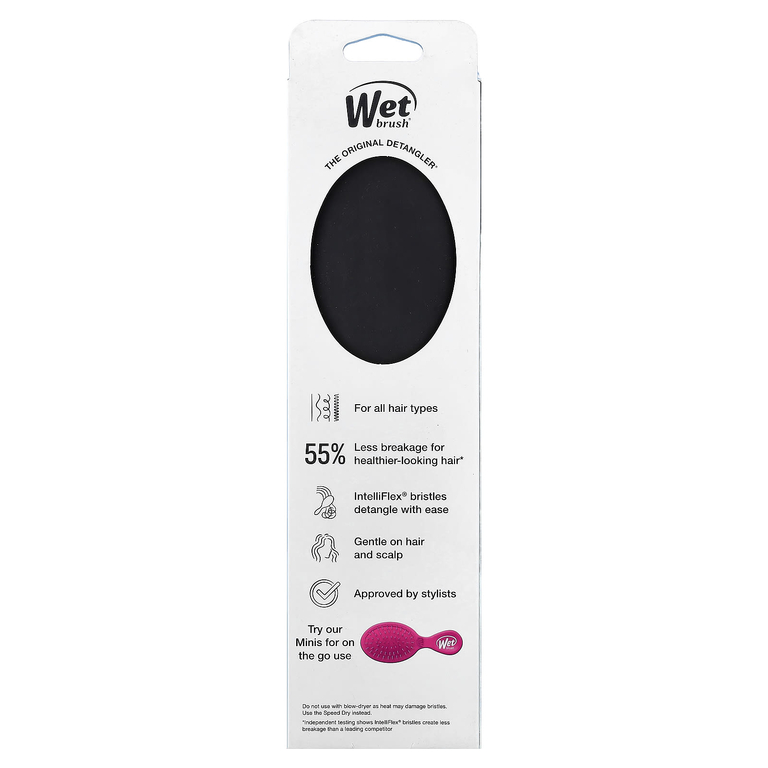 Wet Brush, Original Detangleler®, холодный черный, 1 шт.