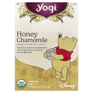 Yogi Tea, травяной чай, мед и ромашка, без кофеина, 16 чайных пакетиков, 29 г (1,02 унции)