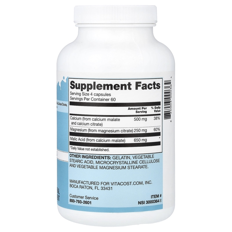 Vitacost, Calcium & Magnesium, 240 Capsules