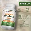 Vitamatic, куриный коллаген, 180 капсул