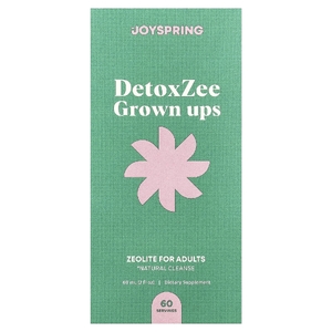 JoySpring, DetoxZee Grown Ups, цеолит для взрослых, 60 мл (2 жидк. унции)