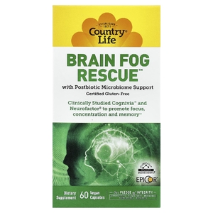 Country Life, Brain Fog Rescue™, 60 веганских капсул