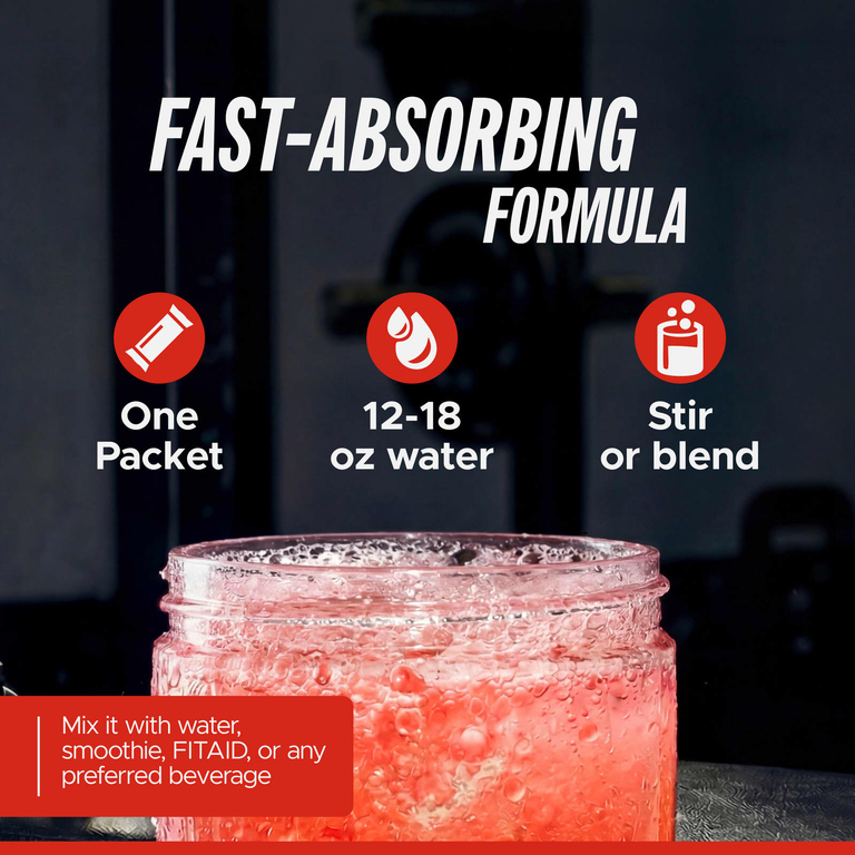 FITAID, Essentials, моногидрат креатина, яблоко Фуджи, 14 стиков по 6,2 г (0,22 унции)