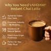 Vahdam Teas, растворимая смесь, чай латте, 10 пакетиков, 220 г