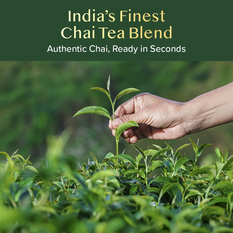 Vahdam Teas, растворимая смесь, чай латте, 10 пакетиков, 220 г