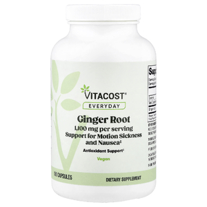Vitacost, Everyday, корень имбиря, 180 капсул (550 мг в капсуле)
