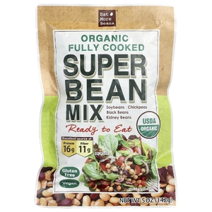 Eat More Beans, органическая смесь полностью приготовленных суперфудов, 142 г (5 унций)