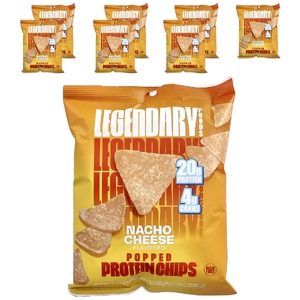 Legendary Foods, протеиновые чипсы, начос с сыром, 7 пакетиков по 36 г (1,3 унции)