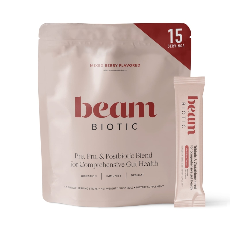 Beam, Biotic, ягодное ассорти, 15 стик-пакетов по 2,6 г (0,09 унции)