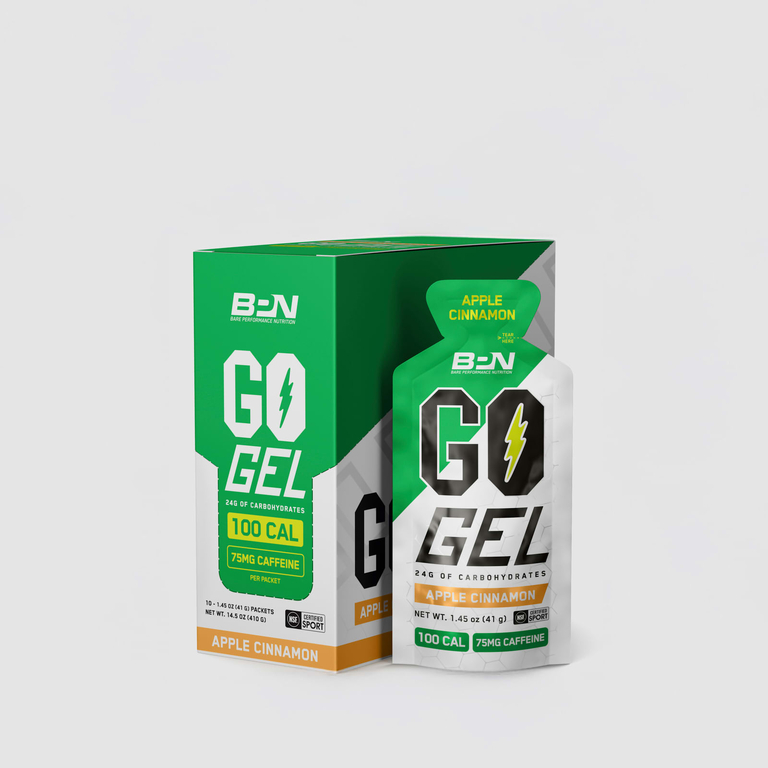 BPN, Go Gel, яблоко и корица, 10 пакетиков по 41 г (1,45 унции)