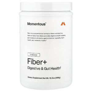 Momentous, Fiber+, без добавок, 348 г (12,3 унции)