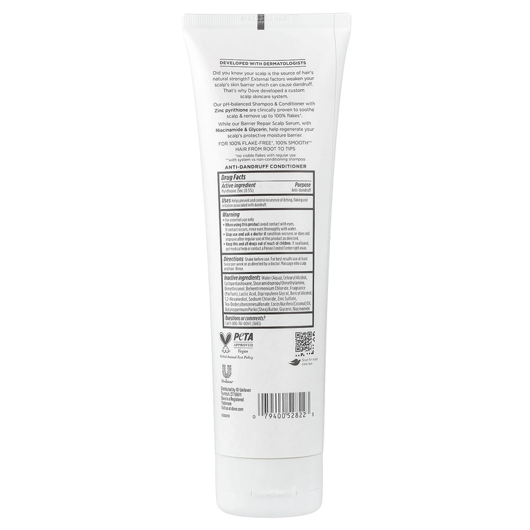 Dove, Derma Scalp, кондиционер против перхоти, 9 жидк. унций