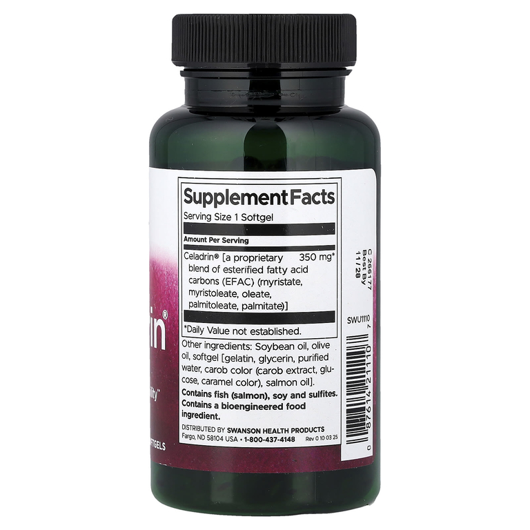 Swanson Vitamins, Celadrin®, 350 мг, 90 капсул