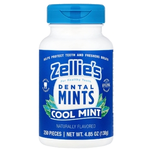 Zellie's, Dental Mints, прохладная мята, 250 шт.