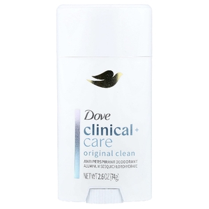 Dove, Clinical + Care, дезодорант-антиперспирант, Original Clean, 74 г (2,6 унции)