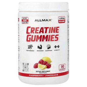ALLMAX, жевательная добавка с креатином, со вкусом малинового лимонада, 1250 мг, 90 жевательных таблеток