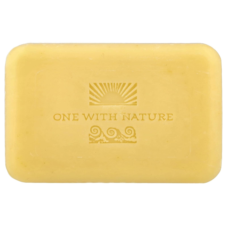 One with Nature, кусковое мыло с минералами Мертвого моря, лимон и шалфей, 6 шт. по 198 г (7 унций)