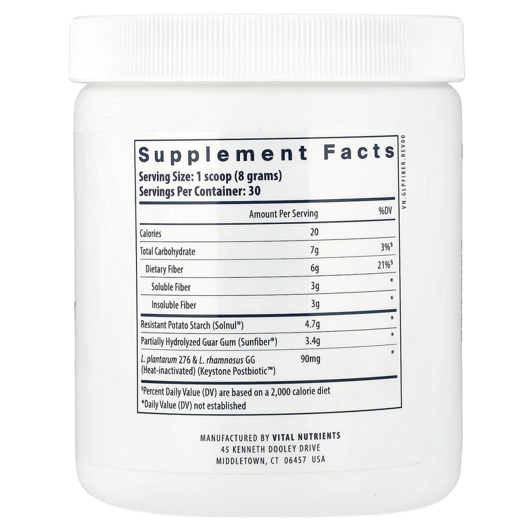 Vital Nutrients, GLP-1, клетчатка для ежедневной поддержки, 248 г (8,74 унции)