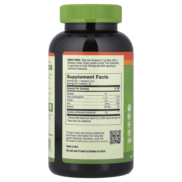Nutrex Hawaii, Pure Hawaiian Spirulina, гавайская спирулина в порошке, 270 г (9,53 унции)