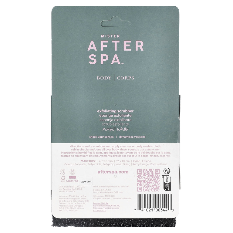 AfterSpa, отшелушивающий скраб, 6 шт.