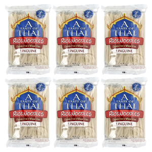 A Taste Of Thai, рисовая лапша, лингвини, 6 пакетиков по 454 г (16 унций) (Товар снят с продажи) 