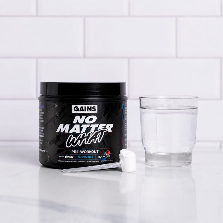 GAINS, No Matter What™, предтренировочный комплекс, со вкусом Rocket Pop, 432 г (15,24 унции)