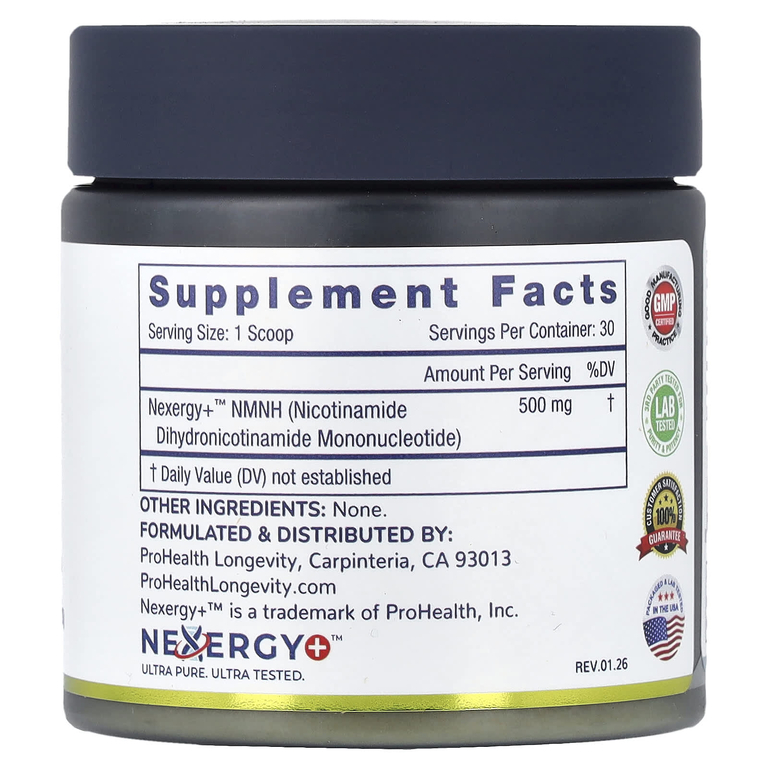ProHealth Longevity, Essentials, NMNH в порошке, 15 г (0,53 унции)