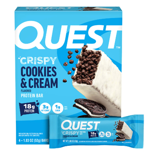 Quest Nutrition, протеиновый батончик, хрустящее печенье с кремом, 4 батончика по 52 г (1,83 унции)