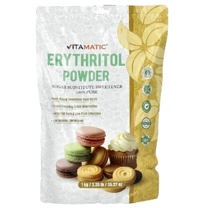 Vitamatic, эритритол в порошке, 1 кг (35,27 унции)