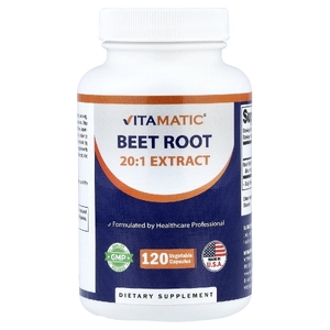 Vitamatic, экстракт корнеплода свеклы 20:1, 120 растительных капсул (400 мг в 1 капсуле)