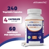 Vitamatic, мио-инозитол, 240 капсул (500 мг в 1 капсуле)