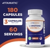Vitamatic, L-орнитин, 180 растительных капсул (666 мг в 1 капсуле)