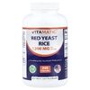 Vitamatic, красный ферментированный рис, 240 растительных капсул (600 мг в 1 капсуле)