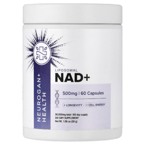 Neurogan Health, Liposomal NAD+, 500 мг, 60 капсул