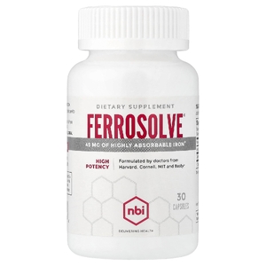 NBI Health, Ferrosolve®, 30 капсул