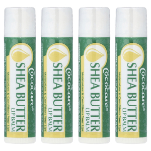 Cococare, бальзам для губ с маслом ши, 4 шт. по 4,2 г (0,15 унции)