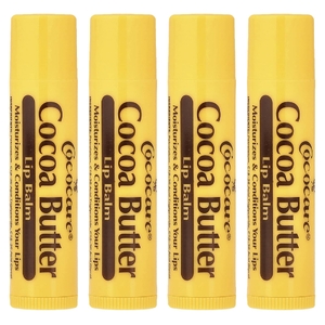 Cococare, бальзам для губ с маслом какао, 4 шт. по 4,2 г (0,15 унции)