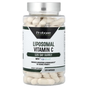 Probase Nutrition, липосомальный витамин C, 120 капсул