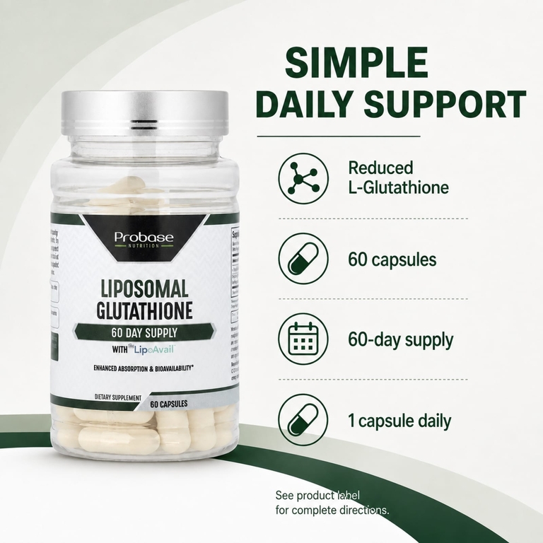 Probase Nutrition, Липосомальный глутатион`` 60 капсул