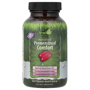 Irwin Naturals, Premenstrual Comfort, 60 желатиновых капсул
