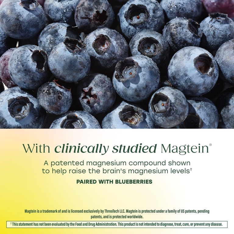 MegaFood, Magtein® L-треонат магния, 90 капсул