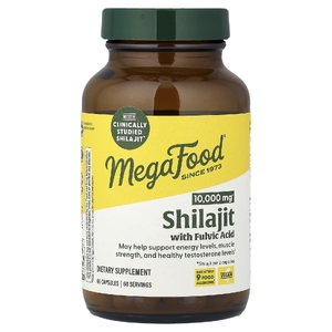MegaFood, Shilajit с фульвоновой кислотой, 60 капсул