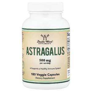 Double Wood Supplements, астрагал, 180 растительных капсул (250 мг в 1 капсуле)